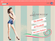 Tablet Screenshot of ladyvenezia.com